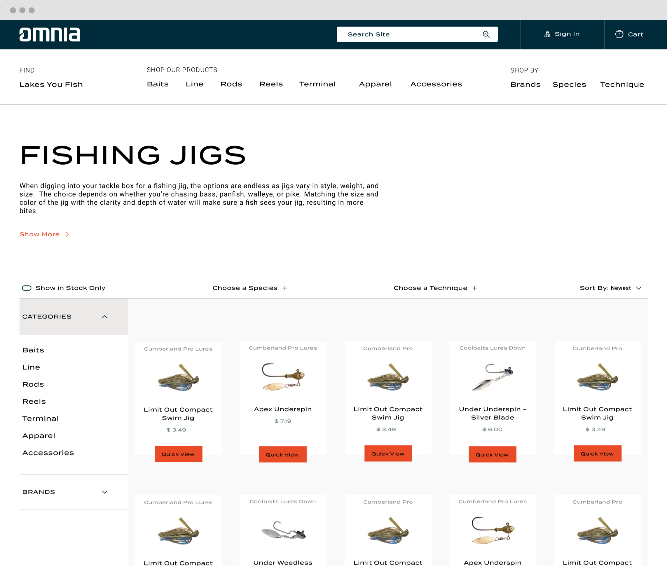 Omnia Fishing – Malley Design